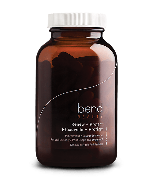 Bend Beauty anti-aging blend RENEW + PROTECT – MINI SOFTGEL sunja link - canada