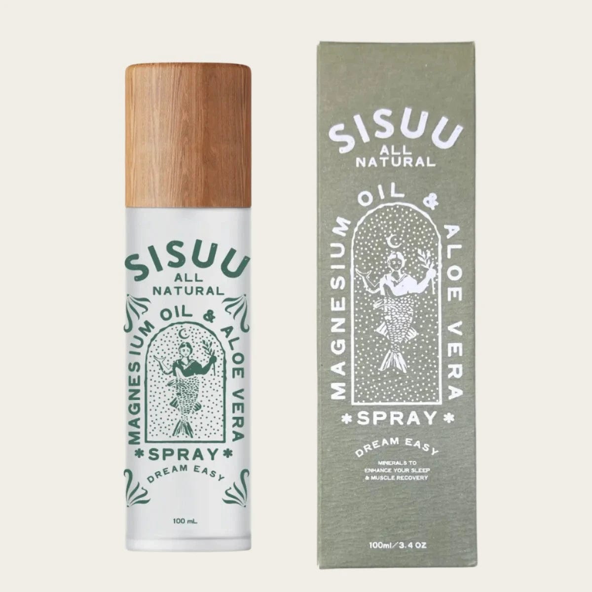 Sissu Bath & Body Magnesium Oil & Aloe Vera Spray sunja link - canada
