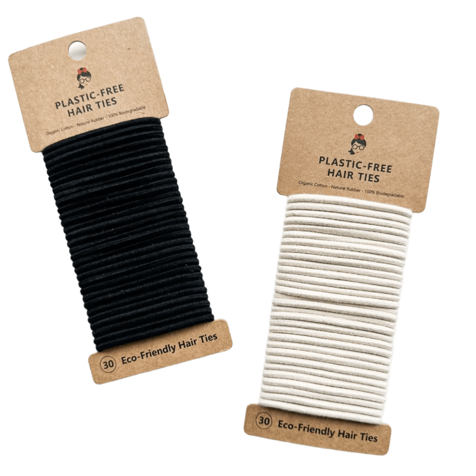 Sunja Link Body Shoppe hair tie Elastics - Organic Biodegradable Plastic Free Hair Ties sunja link - canada